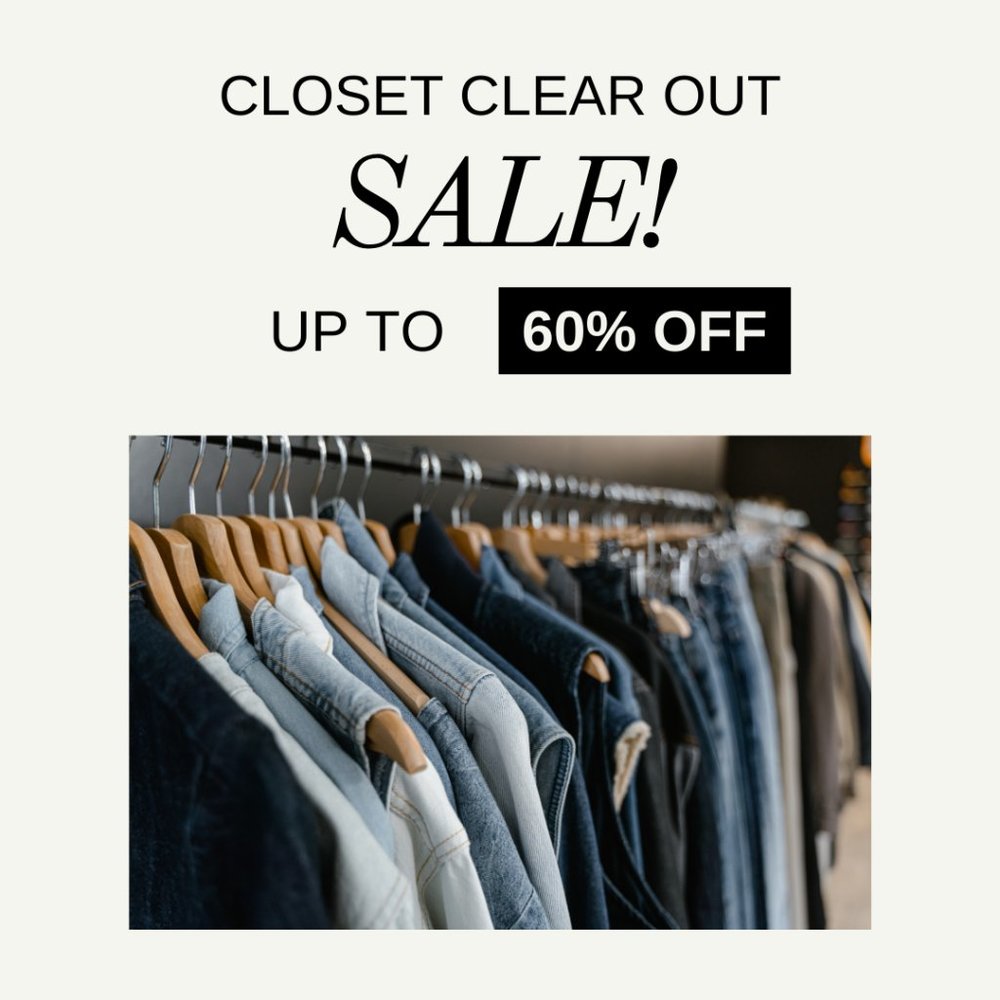CLOSET CLEARANCE